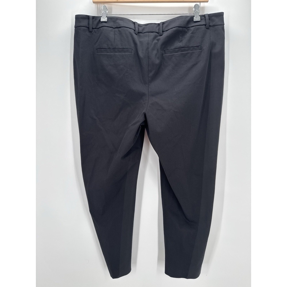 Chico's 4S Black Bi-Stretch Straight Leg Career‎ Pants Short NWT - Picture 2 of 13